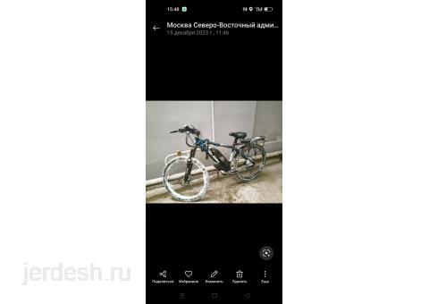 Продам электронные велосипед: фото 1