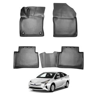 3D Резиновые Полики Для салона Toyota, цвет - Черный, Новый, Самовывоз, Платная доставка