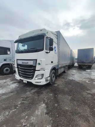 Тягач, DAF, 2014 г., Тентованный