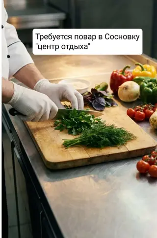 Требуется повар в Центр отдыха Салкын Сай