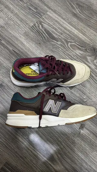 Мужские кроссовки, 43, New Balance, Б/у, цвет - Бежевый, Самовывоз, Платная доставка