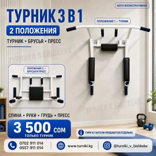 Турник, 3 в 1, Настенный, Новый, Платная доставка