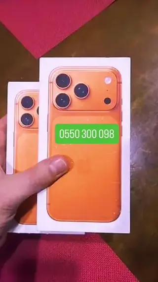 IPhone 17 Pro Max, Новый, 1 ТБ, Оранжевый, Коробка, В рассрочку, 100 %