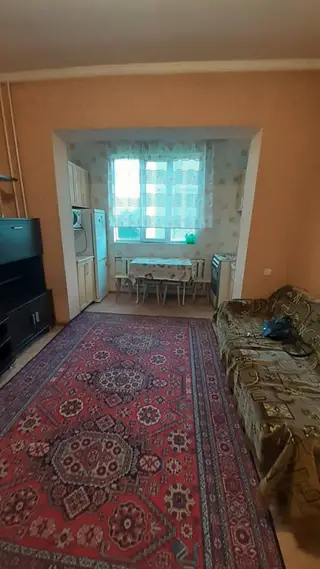 2 комнаты, Аламедин-1 мкр Риэлтор, Без животных, от 1 года, С мебелью полностью