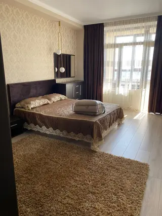3 комнаты, Дордой Плаза ТРЦ Риэлтор, Без животных, от 6 месяцев, от 1 года, С мебелью полностью