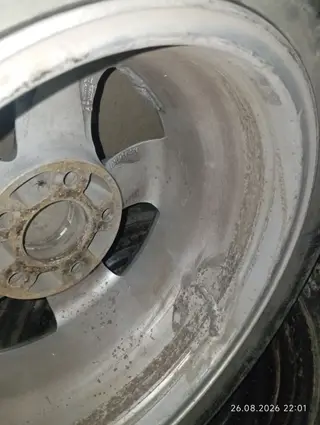 Литые Диски R 15 Mercedes-Benz, Комплект, отверстий - 5, Б/у