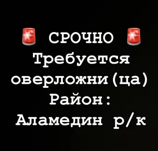 Швея, Сезонная, Оверлочница, Район: Аламединский рынок / базар, Юбки, Оплата: Еженедельно, Опыт работы: Менее года опыта
