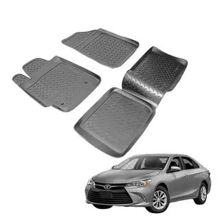 3D Резиновые Полики Для салона Toyota, цвет - Черный, Новый, Самовывоз, Платная доставка
