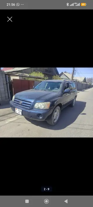 Toyota Highlander: 2003 г., 3 л, Автомат, Газ, Кроссовер