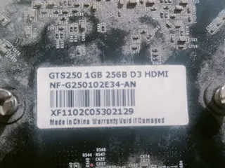 Видеокарта для ПК, Б/у, GeForce, До 2 ГБ