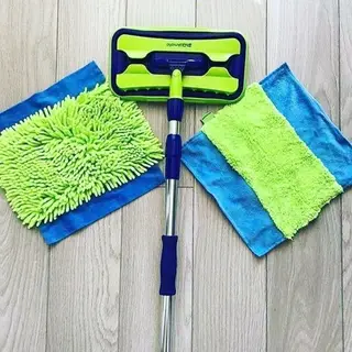 Greenway. Универсальная швабра с двумя насадками aqua matic mop.С