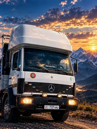 Грузовик, Mercedes-Benz, Стандарт, 7 т, Б/у