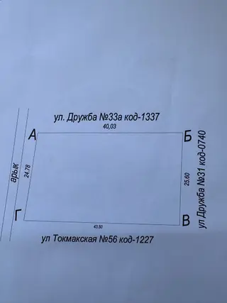 Продаю участок 10соток и 8 соток в селе буденовка в центребольница