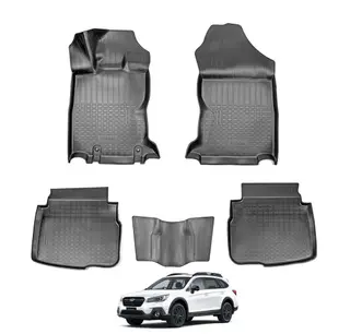 3D Полики Для салона Subaru, цвет - Черный, Новый, Самовывоз, Платная доставка