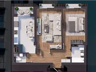 2 комнаты, 79 м², Асанбай мкр Элитка, 10 этаж, ПСО (под самоотделку)