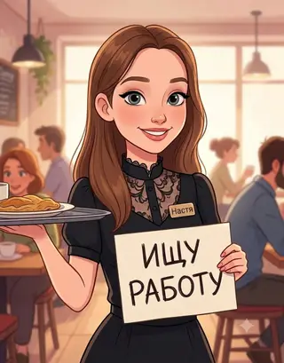 Официант. С опытом