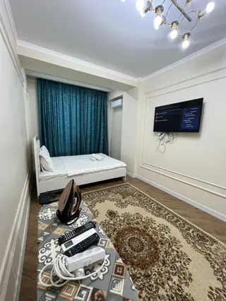 1 комната, ТРЦ I-Mall, Душевая кабина, Постельное белье, Кондиционер