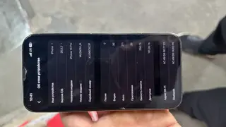 IPhone 13 Pro, 256 ГБ Характеристики и детали с устройства: - Модель