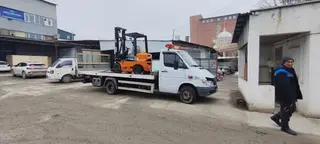 С лебедкой, С манипулятором, Со сдвижной платформой