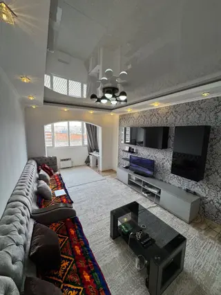 2 комнаты, 68 м², Улан мкр 106 серия улучшенная, 3 этаж, Свежий ремонт