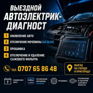 НЕ ЗАВОДИТСЯ МАШИНА? ОЖИВЛЮ НА МЕСТЕ! г. БИШКЕК Компьютерная