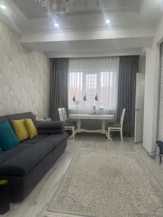 2 комнаты, 49 м², Асанбай мкр Элитка, 7 этаж, Евроремонт