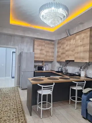 1 комната, Асанбай мкр, Душевая кабина, Постельное белье, Кондиционер