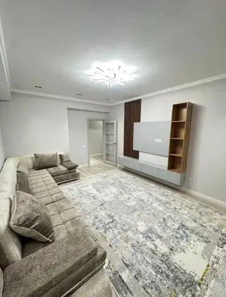 2 комнаты, 66 м², Кок-Жар мкр Элитка, 12 этаж, Дизайнерский ремонт