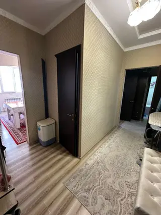 2 комнаты, 67 м², Кок-Жар мкр 106 серия улучшенная, 3 этаж, Евроремонт