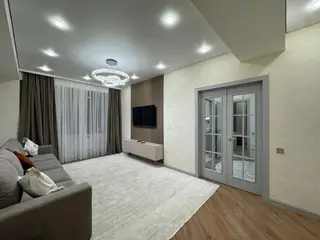 3 комнаты, 91 м², Тунгуч мкр Элитка, 14 этаж, Дизайнерский ремонт