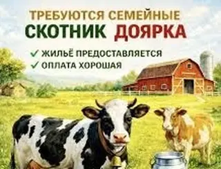Требуется Доярка, Питание