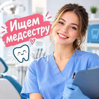 Требуется медсестра в стоматологию