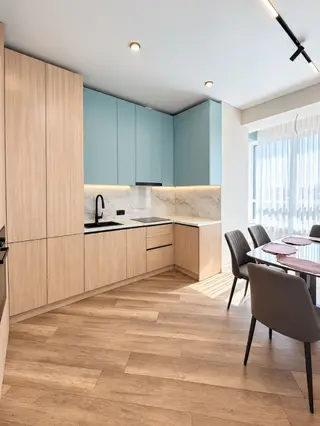 2 комнаты, 45 м², Кок-Жар мкр Элитка, 8 этаж, Дизайнерский ремонт