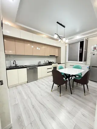 3 комнаты, 84 м², Кок-Жар мкр Элитка, 8 этаж, Евроремонт