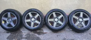 Колеса в сборе 215 / 60 / R 16, Зима, Б/у, Комплект, Легковые, Литые, отверстий - 5