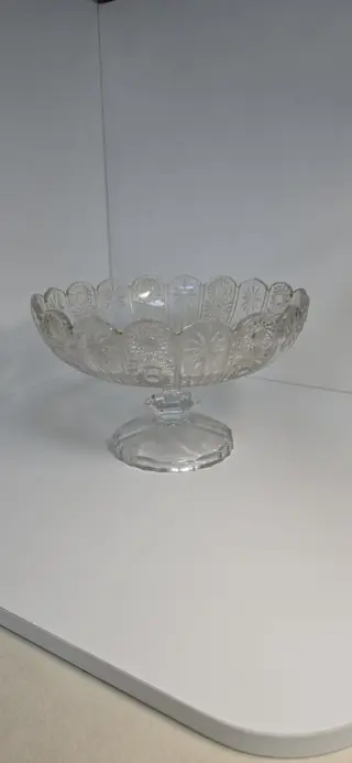 Королева стола, Фруктовница 1970г. Из Чехословакии, хрусталь
