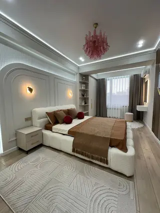 3 комнаты, 107 м², Асанбай мкр Элитка, 11 этаж, Дизайнерский ремонт