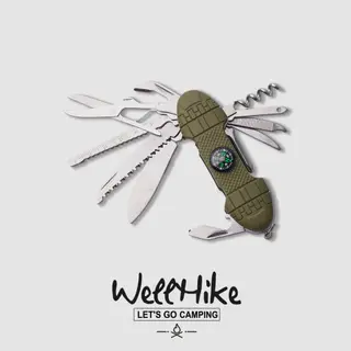 Мультитул-нож WELLHIKE для кемпинга и выживания (WK065401)