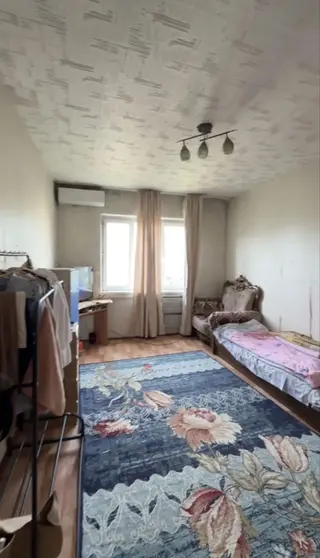 2 комнаты, 50 м², Аламедин-1 мкр 105 серия, 5 этаж, Старый ремонт