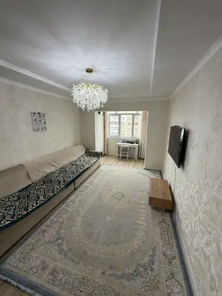 3 комнаты, 84 м², Асанбай мкр 106 серия, 8 этаж, Евроремонт