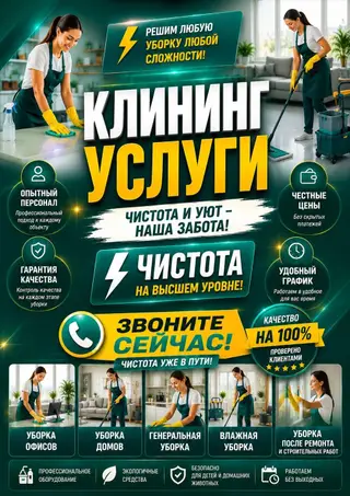 Клининговые услуги в Бишкеке