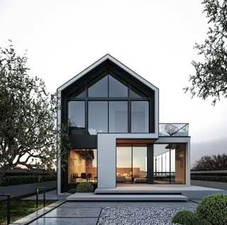 Барнхаус, 3 комнаты, 48 м²