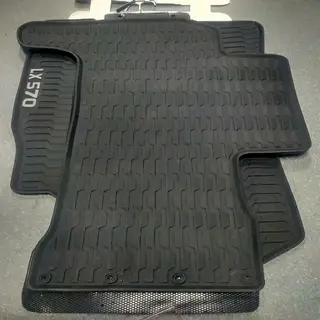 Родные Резиновые Полики Для салона Lexus, цвет - Черный, Новый, Самовывоз, Платная доставка