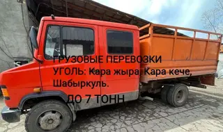 Заказать Мерседес Гигант, Доставка щебня, угля, песка, чернозема, отсев, С откидным кузовом (самосвал)