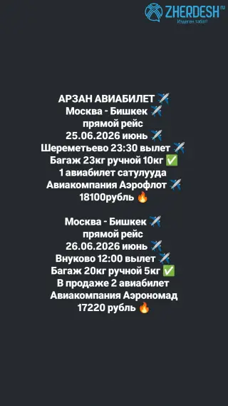 Авиакасса ишеничтуу сапаттуу авиабилеттер Bishkek.kg
